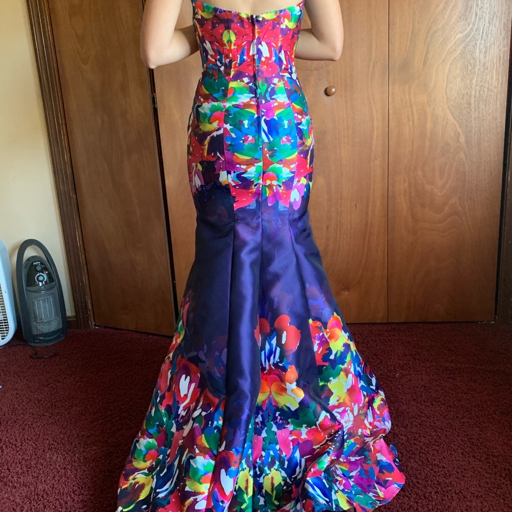 Multi-color Prom Dress - Picture 6 of 7